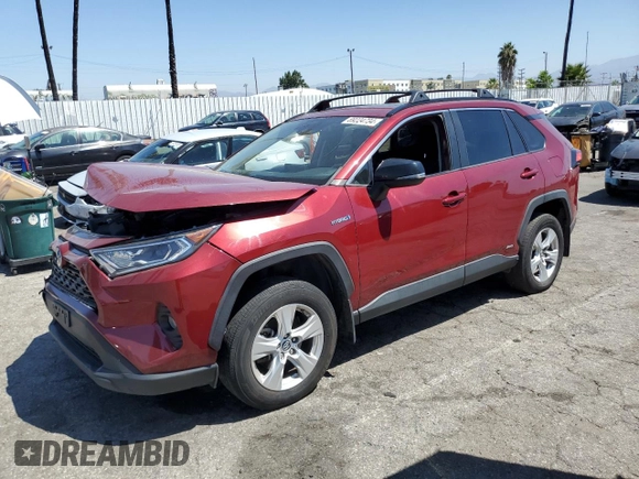 2019 Toyota RAV4 Hybrid XLE with VIN 2T3RWRFV4KW041887, listed as a Copart auction lot 69224734 with 175,535 mi miles and Salvage Title. Bid and sale history available at carsss.com. Image 1.