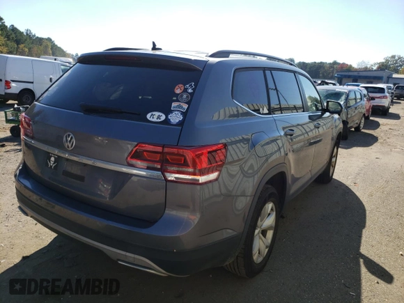 2020 Volkswagen Atlas S z VIN 1V2AP2CA1LC502159, wystawiony jako Copart lot #66649222 z przebiegiem 55 980 mil mil oraz . Historia ofert i sprzedaży dostępna na DreamBid. Obrazek 4.