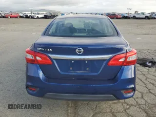 2017 Nissan Sentra S with VIN 3N1AB7AP1HY230136, listed as a Copart auction lot 50943125 with 64,616 mi miles and Salvage Title. Bid and sale history available at carsss.com. Image 6.