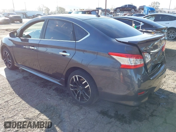 2015 Nissan Sentra SR with VIN 3N1AB7AP0FY369770, listed as a IAAI auction lot 41746082 with 135,528 mi miles and . Bid and sale history available at DreamBid. Image 3.
