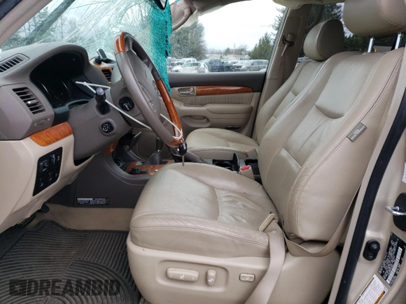 2007 Lexus GX 470 z VIN JTJBT20X470132629, wystawiony jako Copart lot #86832364 z przebiegiem 152 499 mil mil oraz Szkody całkowita. Historia ofert i sprzedaży dostępna na DreamBid. Obrazek 7.