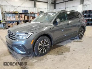 2024 Volkswagen Tiguan S with VIN 3VVRB7AX9RM198790, listed as a Copart auction lot 44741355 with 0 mi miles and Salvage Title. Bid and sale history available at carsss.com. Image 1.