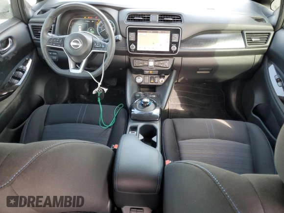 2023 Nissan LEAF SV Plus with VIN 1N4CZ1CV4PC559467, listed as a Copart auction lot 54335465 with 14,641 mi miles and Non Repairable. Bid and sale history available at DreamBid. Image 8.