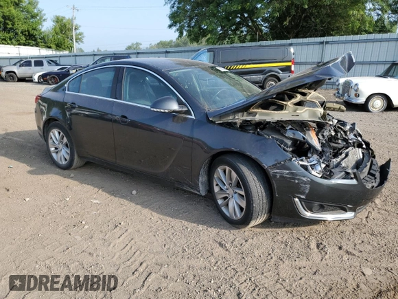 2014 Buick Regal with VIN 2G4GK5EX6E9188673, listed as a Copart auction lot 60633065 with 141,354 mi miles and Salvage title. Bid and sale history available at DreamBid. Image 4.