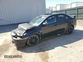 2009 Mitsubishi Lancer GTS with VIN JA3AU86W49U015124, listed as a Copart auction lot 50194995 with 0 mi miles and Salvage Title. Bid and sale history available at carsss.com. Image 1.