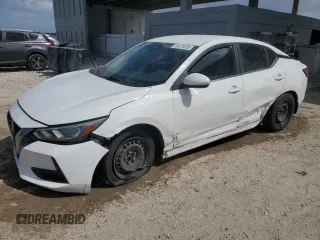 2020 Nissan Sentra S with VIN 3N1AB8BV8LY218772, listed as a Copart auction lot 50875695 with 103,436 mi miles and Non Repairable. Bid and sale history available at carsss.com. Image 1.