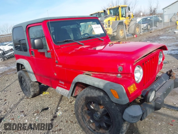 2003 Jeep Wrangler Sport with VIN 1J4FA49S53P305096, listed as a IAAI auction lot 41685209 with 165,247 mi miles. Bid and sale history available at carsss.com. Image 13.