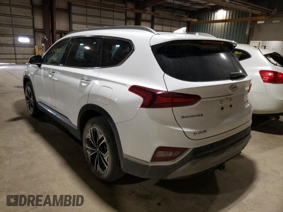 2019 Hyundai Santa Fe Ultimate with VIN 5NMS5CAA4KH118025, listed as a Copart auction lot 63428112 with 28,852 mi miles. Bid and sale history available at carsss.com. Image 3.