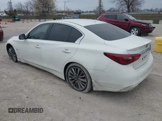 2019 Infiniti Q50 Luxe with VIN JN1EV7AP5KM512511, listed as a IAAI auction lot 42039355 with Not provided miles and . Bid and sale history available at DreamBid. Image 3.