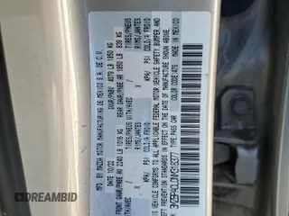 2022 Mazda 3 Carbon Edition with VIN 3MZBPACL0NM318377, listed as a Copart auction lot 50489375 with 47,326 mi miles and Salvage title. Bid and sale history available at DreamBid. Image 12.