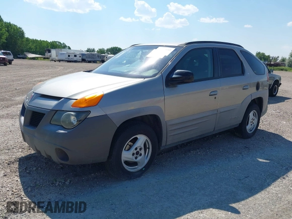 2001 Pontiac Aztek GT z VIN 3G7DA03E91S530014, wystawiony jako IAAI lot #38527642 z przebiegiem Nie podano mil oraz . Historia ofert i sprzedaży dostępna na DreamBid. Obrazek 2.