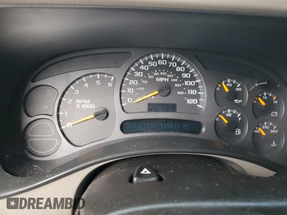 2003 Chevrolet Silverado 1500 Work Truck with VIN 1GCEC19T53Z159919, listed as a Copart auction lot 45945205 with 195,012 mi miles and Salvage Title. Bid and sale history available at carsss.com. Image 9.
