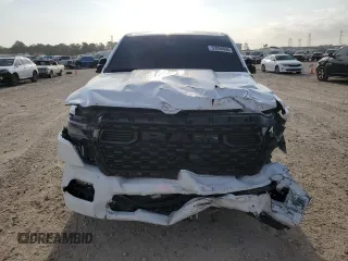2025 Ram 1500 Big Horn with VIN 1C6SRFFPXSN521827, listed as a Copart auction lot 53258435 with 1,676 mi miles and Salvage Title. Bid and sale history available at carsss.com. Image 5.