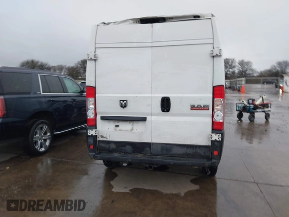 2020 Ram ProMaster Cargo with VIN 3C6TRVDG6LE113428, listed as a IAAI auction lot 41534511 with 116,231 mi miles and . Bid and sale history available at carsss.com. Image 16.