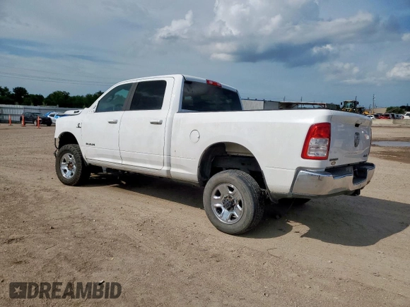 2021 Ram 2500 Big Horn with VIN 3C6UR5DLXMG555524, listed as a Copart auction lot 64904265 with Not provided miles and Clean title. Bid and sale history available at DreamBid. Image 2.