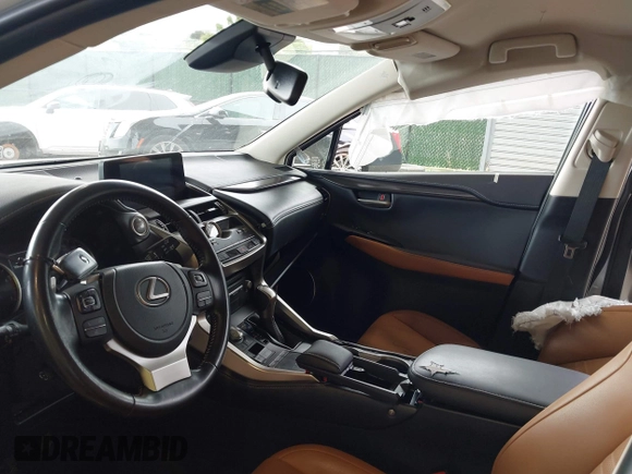 2021 Lexus NX 300 with VIN JTJDARDZ3M5023838, listed as a IAAI auction lot 42248075 with 38,511 mi miles and . Bid and sale history available at DreamBid. Image 5.