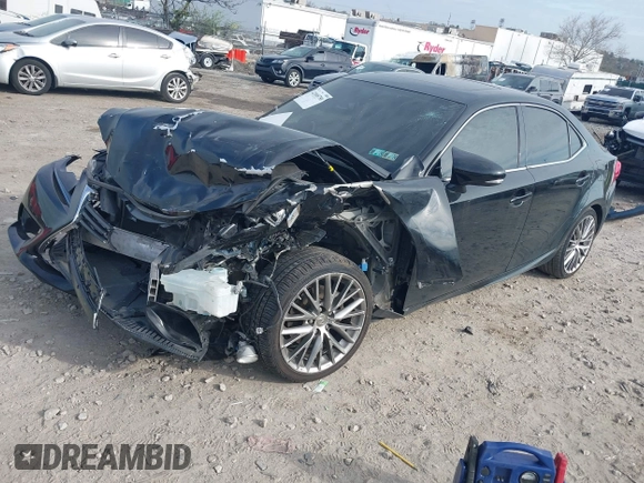 2014 Lexus IS 250 with VIN JTHCF1D22E5014097, listed as a IAAI auction lot 42008780 with Not provided miles and . Bid and sale history available at DreamBid. Image 2.