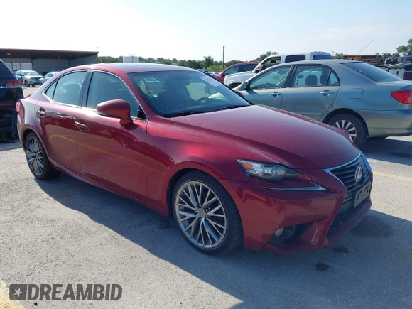 2014 Lexus IS 250 with VIN JTHBF1D20E5037602, listed as a IAAI auction lot 42473919 with 164,053 mi miles and . Bid and sale history available at DreamBid. Image 1.