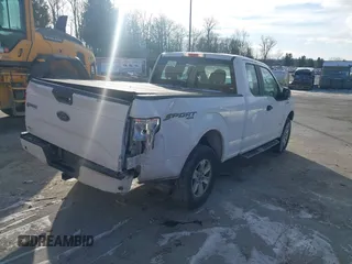 2017 Ford F-150 XL with VIN 1FTEX1EP1HKC49713, listed as a IAAI auction lot 41231172 with 250,679 mi miles. Bid and sale history available at carsss.com. Image 4.