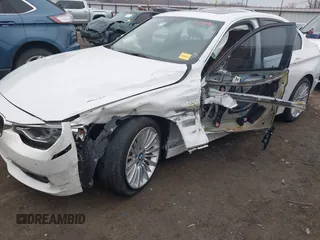 2014 BMW 3 Series 335i with VIN WBA3A9G50ENS65136, listed as a IAAI auction lot 41504021 with 60,892 mi miles. Bid and sale history available at carsss.com. Image 6.