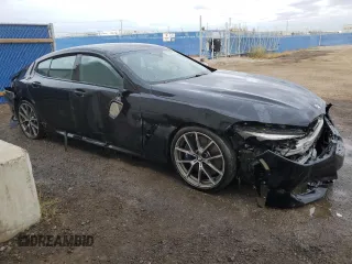 2020 BMW 8 Series M850i with VIN WBAGV8C09LCD82171, listed as a Copart auction lot 71857284 with Not Provided miles and Salvage Title. Bid and sale history available at carsss.com. Image 4.