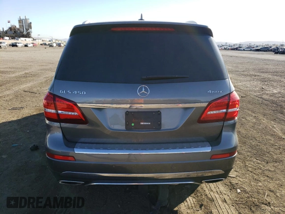 2018 Mercedes-Benz GLS with VIN 4JGDF6EE6JB170288, listed as a Copart auction lot 76016703 with 66,005 mi miles. Bid and sale history available at carsss.com. Image 6.