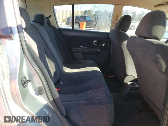 2010 Nissan Versa 1.8 SL with VIN 3N1BC1CPXAL452642, listed as a Copart auction lot 48293175 with 139,716 mi miles and Salvage Title. Bid and sale history available at carsss.com. Image 10.