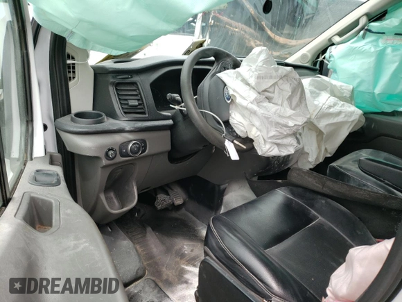 2020 Ford Transit Cargo with VIN 1FTBR1C85LKB10797, listed as a Copart auction lot 50422234 with 123,273 mi miles and Salvage Title. Bid and sale history available at DreamBid. Image 8.