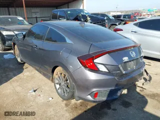 2020 Honda Civic Coupe EX with VIN 2HGFC3B32LH350628, listed as a IAAI auction lot 41215957 with 71,985 mi miles. Bid and sale history available at carsss.com. Image 3.