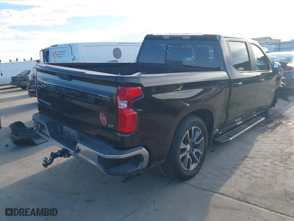 2019 Chevrolet Silverado 1500 LT with VIN 3GCPWCED4KG157393, listed as a IAAI auction lot 41363716 with 91,021 mi miles. Bid and sale history available at carsss.com. Image 4.