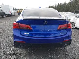 2018 Acura TLX w/A-SPEC Pkg with VIN 19UUB3F66JA004821, listed as a IAAI auction lot 41502028 with 53,317 mi miles. Bid and sale history available at carsss.com. Image 16.