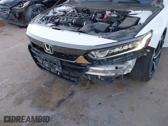 2019 Honda Accord Sedan Sport 1.5T with VIN 1HGCV1F33KA086621, listed as a IAAI auction lot 41612182 with 74,577 mi miles. Bid and sale history available at carsss.com. Image 6.