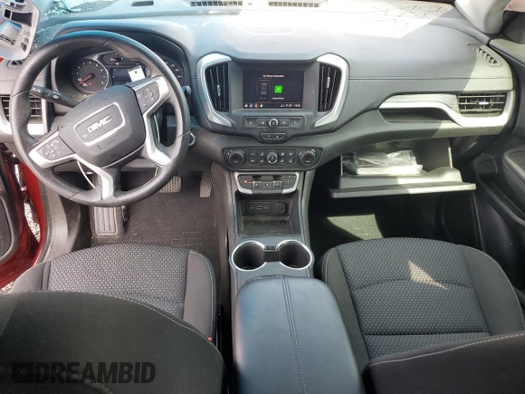 2022 GMC Terrain SLE with VIN 3GKALMEV1NL165741, listed as a Copart auction lot 53350335 with 72,112 mi miles and Salvage title. Bid and sale history available at DreamBid. Image 8.