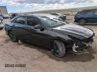 2023 Hyundai Elantra SEL with VIN 5NPLM4AG4PH095583, listed as a Copart auction lot 52349355 with 37,202 mi miles and Non repairable. Bid and sale history available at DreamBid. Image 4.