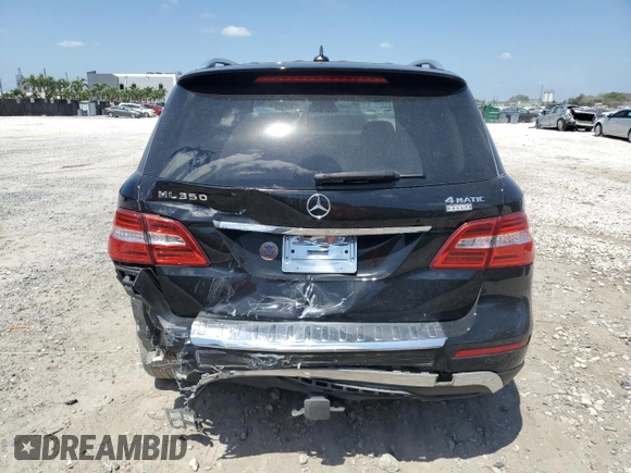 2014 Mercedes-Benz M 350 with VIN 4JGDA5HB9EA421195, listed as a Copart auction lot 54602745 with 91,758 mi miles and Salvage Title. Bid and sale history available at carsss.com. Image 6.