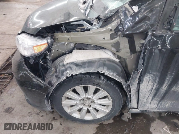 2013 Toyota Sienna XLE AAS with VIN 5TDYK3DC4DS357154, listed as a IAAI auction lot 41545099 with 168,378 mi miles and . Bid and sale history available at carsss.com. Image 6.