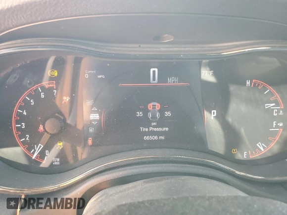2019 Dodge Durango GT Plus with VIN 1C4RDHDG0KC650739, listed as a Copart auction lot 55260435 with 66,506 mi miles and Salvage title. Bid and sale history available at DreamBid. Image 9.
