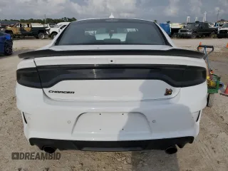 2023 Dodge Charger Scat Pack Widebody with VIN 2C3CDXGJ8PH506369, listed as a Copart auction lot 53741215 with 15,500 mi miles and Salvage Title. Bid and sale history available at carsss.com. Image 6.