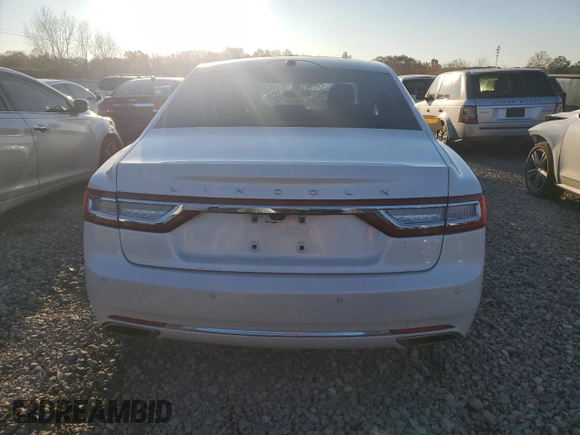 2017 Lincoln Continental Reserve with VIN 1LN6L9NP7H5631267, listed as a Copart auction lot 82662804 with 108,673 mi miles and Salvage Title. Bid and sale history available at carsss.com. Image 6.