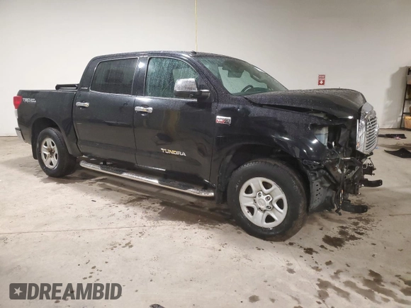 2013 Toyota Tundra Limited with VIN 5TFHY5F13DX283354, listed as a Copart auction lot 81701604 with 151,822 mi miles and Salvage title. Bid and sale history available at DreamBid. Image 4.