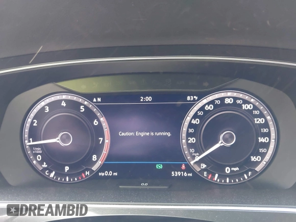 2019 Volkswagen Tiguan SEL Premium with VIN 3VV4B7AXXKM019995, listed as a IAAI auction lot 42170731 with 53,916 mi miles and . Bid and sale history available at DreamBid. Image 7.