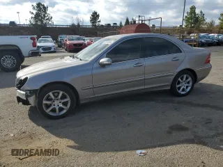 2007 Mercedes-Benz C 280 Luxury with VIN WDBRF54H87F851147, listed as a Copart auction lot 82813094 with 128,166 mi miles and Salvage title. Bid and sale history available at DreamBid. Image 1.