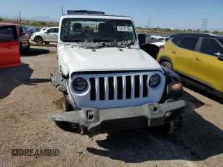 2022 Jeep Wrangler Unlimited Willys with VIN 1C4HJXDN2NW134737, listed as a Copart auction lot 67411754 with 56,296 mi miles and Salvage Title. Bid and sale history available at DreamBid. Image 5.