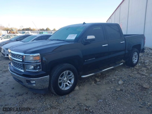 2014 Chevrolet Silverado 1500 LT with VIN 3GCPCREC0EG321309, listed as a IAAI auction lot 41411069 with 174,689 mi miles. Bid and sale history available at carsss.com. Image 2.