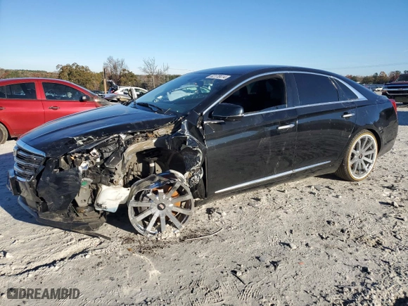 2018 Cadillac XTS Livery Package with VIN 2G61U5S30J9128214, listed as a Copart auction lot 82170414 with 111,611 mi miles and Salvage Title. Bid and sale history available at carsss.com. Image 1.