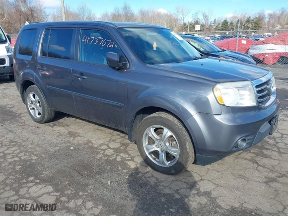 2014 Honda Pilot EX-L with VIN 5FNYF4H50EB050057, listed as a IAAI auction lot 41737072 with 198,749 mi miles. Bid and sale history available at carsss.com. Image 1.
