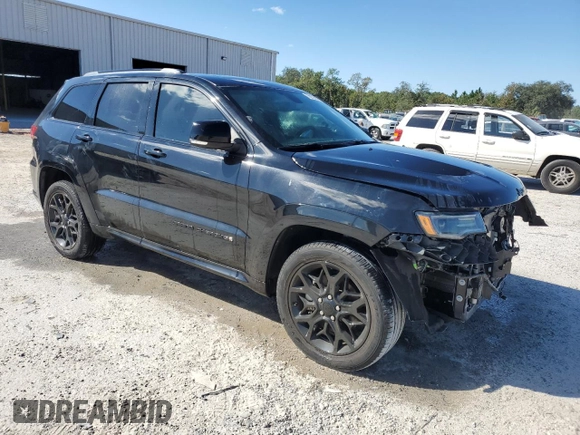 2021 Jeep Grand Cherokee Limited with VIN 1C4RJEBG3MC785324, listed as a Copart auction lot 75812754 with 33,205 mi miles and Salvage title. Bid and sale history available at DreamBid. Image 4.