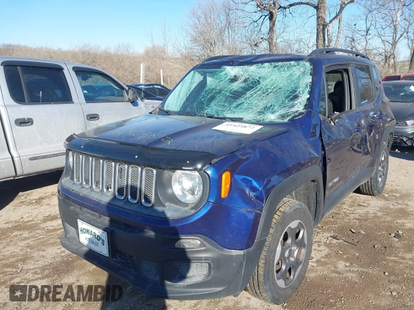 2017 Jeep Renegade Sport with VIN ZACCJBABXHPF16815, listed as a IAAI auction lot 41425872 with 132,991 mi miles and . Bid and sale history available at DreamBid. Image 17.