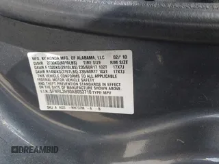 2010 Honda Odyssey Touring with VIN 5FNRL3H90AB053710, listed as a IAAI auction lot 42577646 with 255,351 mi miles and . Bid and sale history available at DreamBid. Image 9.