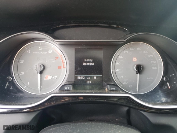 2014 Audi S4 Premium Plus with VIN WAUBGAFL9EA124827, listed as a Copart auction lot 46273735 with 148,042 mi miles and Salvage Title. Bid and sale history available at carsss.com. Image 9.